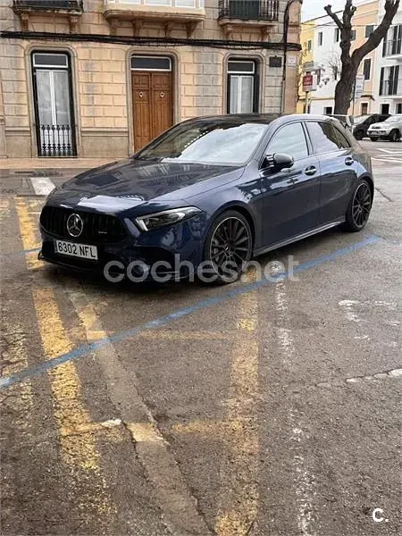 Usado Mercedes A35 AMG 306 CV (225 kW) 2020 Azul Berlina