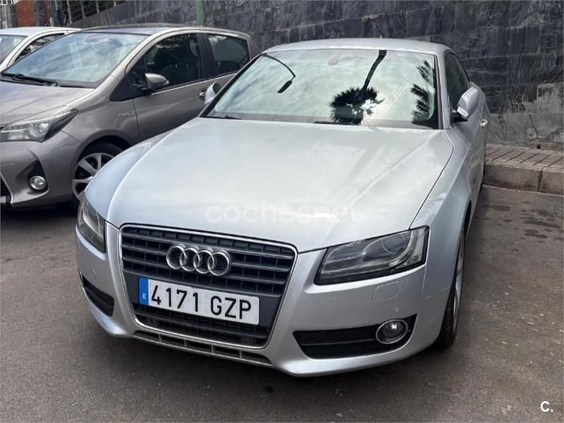 Usado Audi A5 180 CV (132 kW) 2010 Gris / plata Coupe