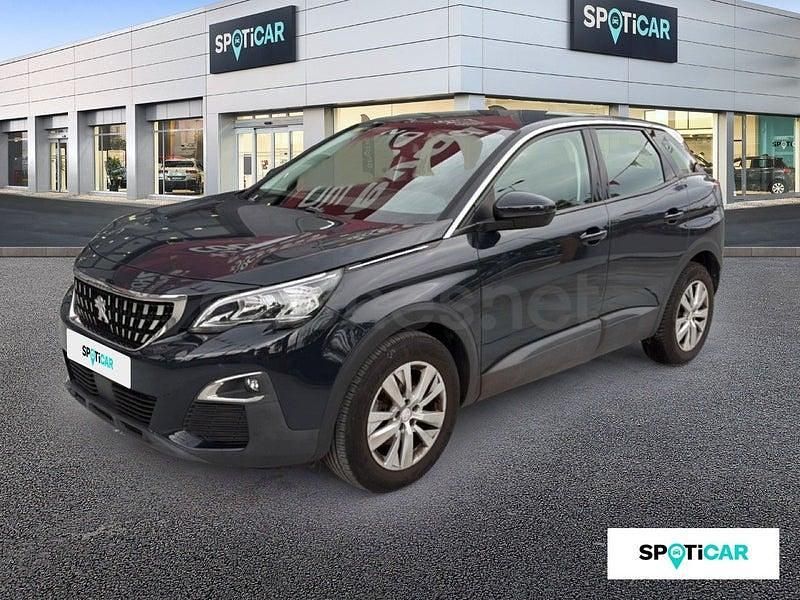 Usado Peugeot 3008 Active 130 CV (95 kW) 2020 Negro SUV