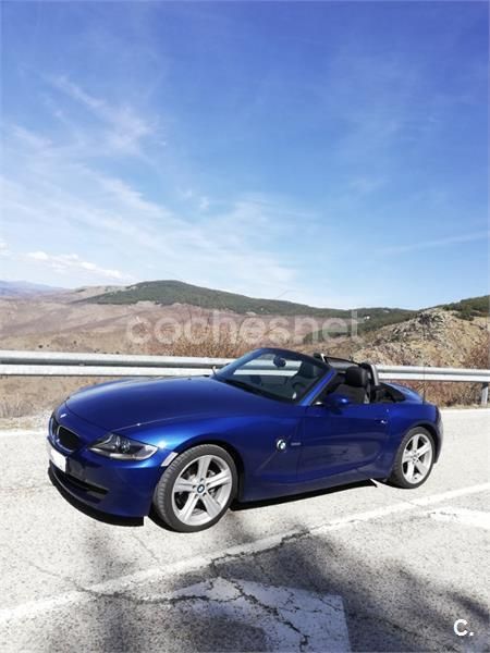 Azul Usado 2007 BMW Z4 Descapotable | 10.899 € (Precio justo) - Imagen 1/4
