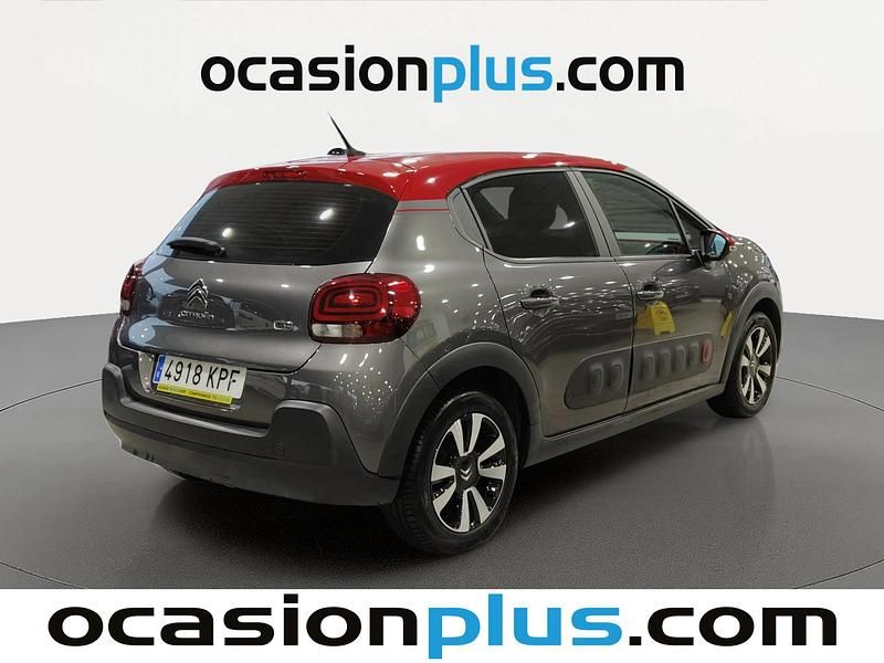 Usado Citroën C3 Feel 82 CV (60 kW) 2018 Gris Utilitario