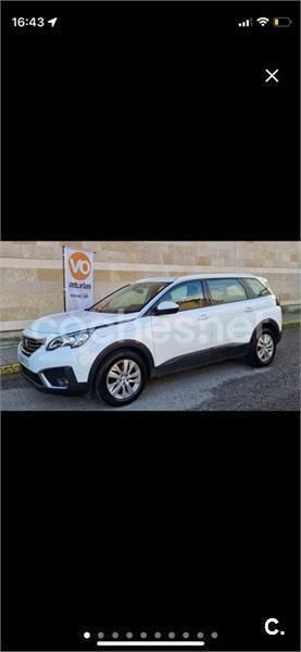 Usado Peugeot 5008 Active 120 CV (88 kW) 2017 Blanco Monovolumen
