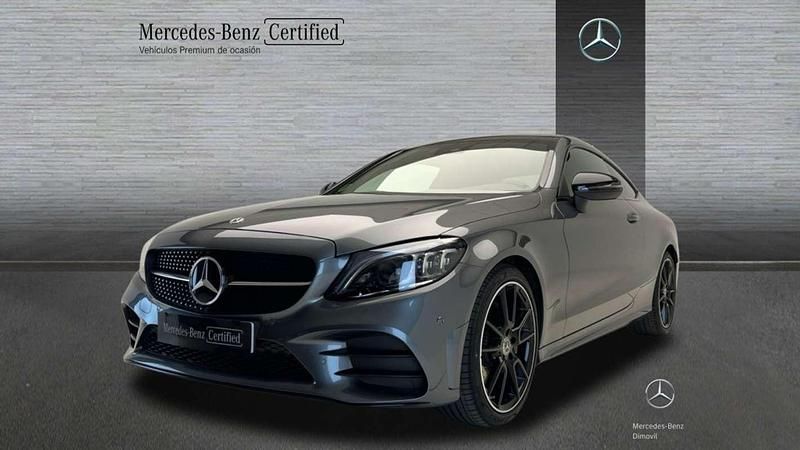 Gris Usado 2023 Mercedes C220 AMG line Coupe | 47.900 € (Un poco caro) - Imagen 1/4