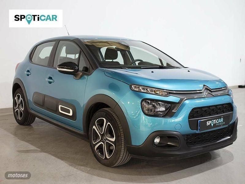 Azul Usado 2021 Citroën C3 Feel Utilitario | 13.450 € (Precio justo) - Imagen 1/4