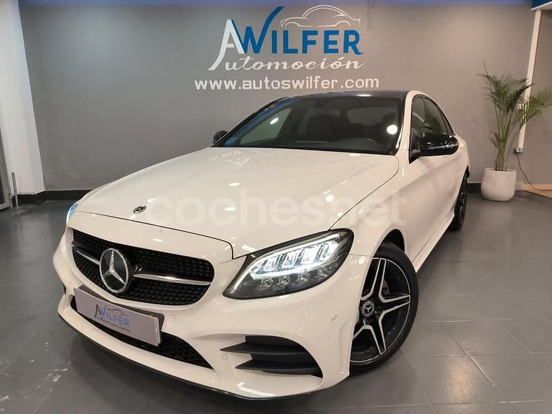 Blanco Usado 2020 Mercedes C200 Berlina | 28.990 € (Un poco caro) - Imagen 1/4