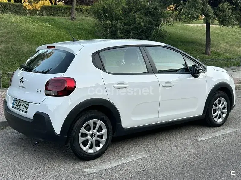 Usado Citroën C3 PureTech 82 CV (60 kW) 2018 Blanco Utilitario