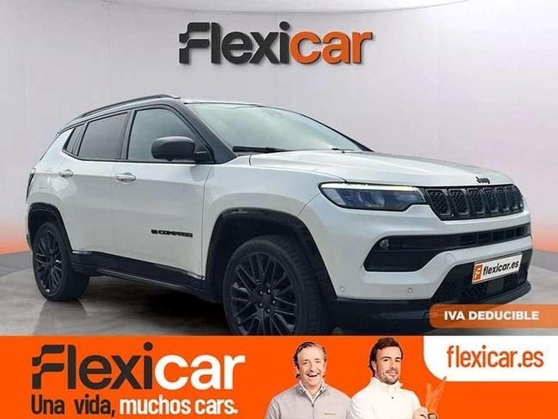 Blanco Usado 2021 Jeep Compass Limited SUV | 17.390 € (Precio justo) - Imagen 1/4