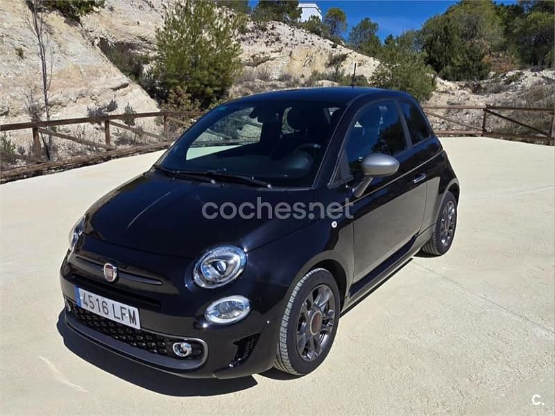 Usado Fiat 500 69 CV (50 kW) 2020 Negro Berlina