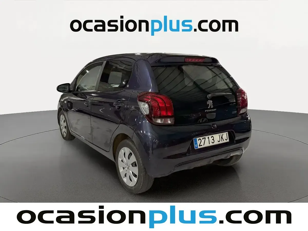 Usado Peugeot 108 Active 82 CV (60 kW) 2015 Azul Utilitario