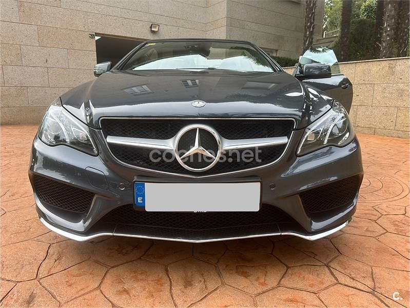 Usado Mercedes E350 252 CV (185 kW) 2015 Gris / plata Descapotable