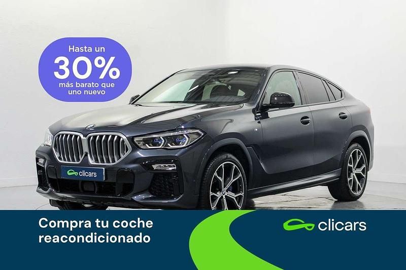 Negro Usado 2021 BMW X6 SUV | 57.090 € (Un poco caro) - Imagen 1/4