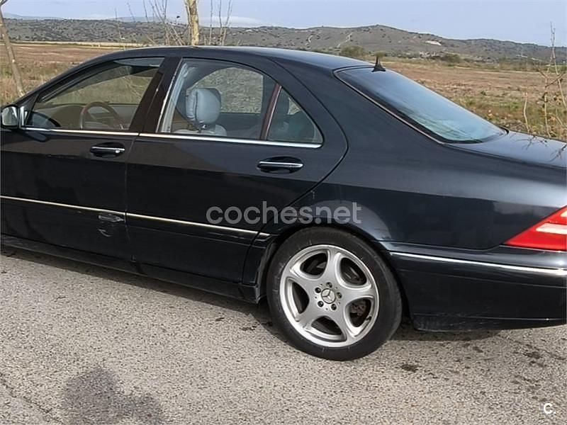 Usado Mercedes S430 279 CV (205 kW) 2001 Azul Berlina