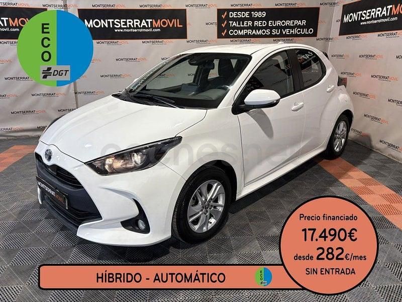 Blanco Usado 2022 Toyota Yaris Hybrid Active Berlina | 18.990 € (Precio justo) - Imagen 1/4