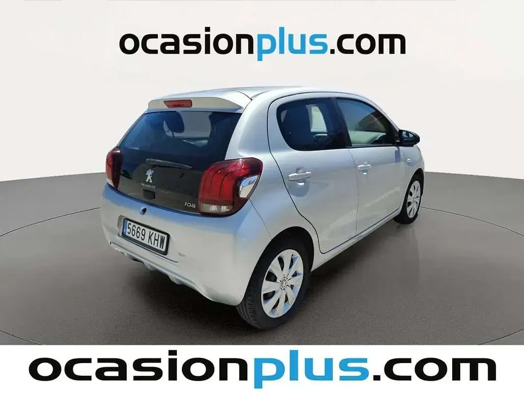 Usado Peugeot 108 Active 82 CV (60 kW) 2018 Gris Utilitario
