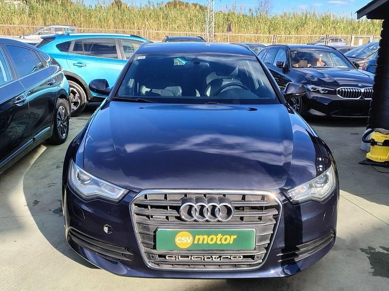 Usado Audi A6 S-Line 204 CV (150 kW) 2014 Azul Familiar