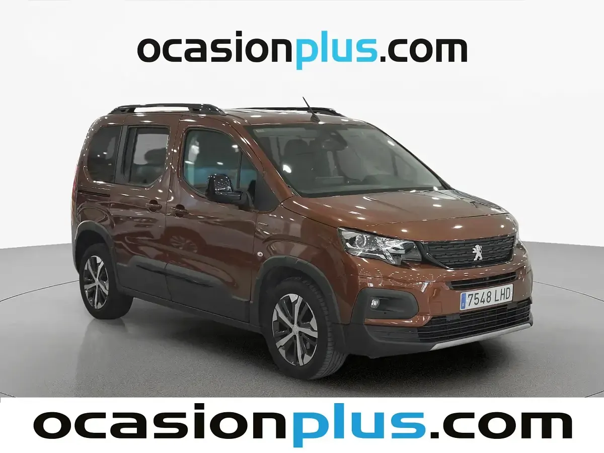 Begagnad Peugeot Rifter GT-line 100 HK (73 kW) 2020 Brun Minibuss