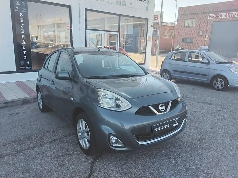Usado Nissan Micra Acenta 80 CV (58 kW) 2016 Gris / plata Utilitario