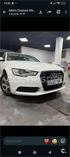 Usado Audi A6 Premium 177 CV (130 kW) 2012 Blanco Berlina
