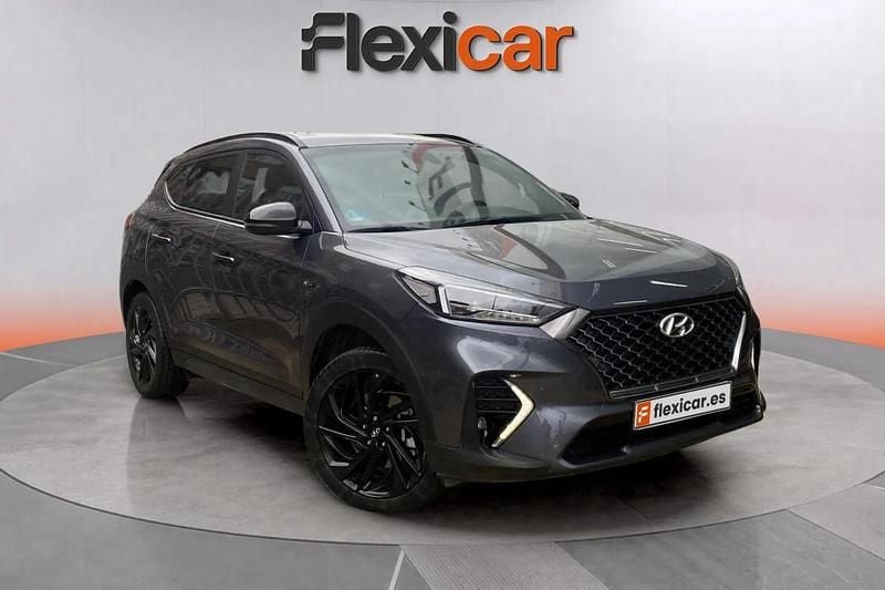 Gris Usado 2019 Hyundai Tucson N Line SUV | 18.490 € (Precio justo) - Imagen 1/4