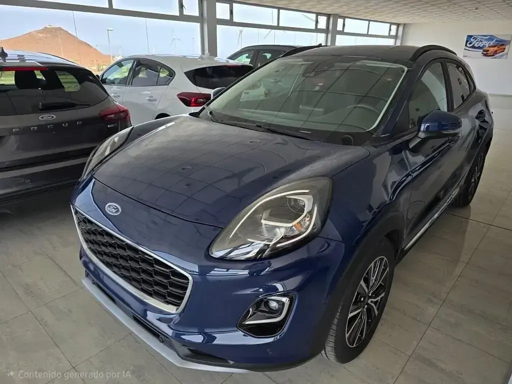 Usado Ford Puma Titanium 125 CV (91 kW) 2023 Azul báltico SUV