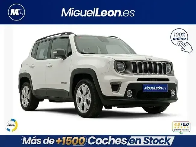 Käytetty Jeep Renegade Limited 190 HP (139 kW) 2021 Valkoinen Katumaasturi
