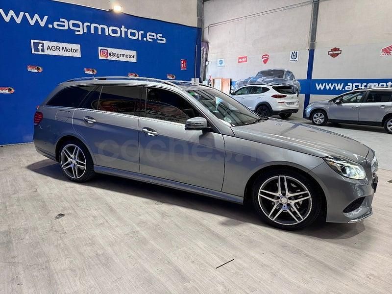 Usado Mercedes E250 Avantgarde 204 CV (150 kW) 2013 Gris / plata Familiar