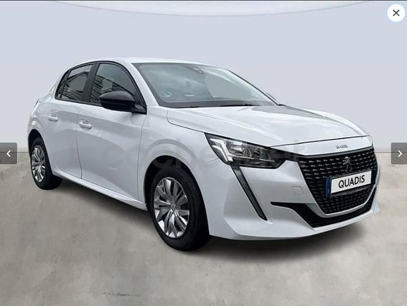 Usado Peugeot 208 Allure 75 CV (55 kW) 2022 Blanco Utilitario