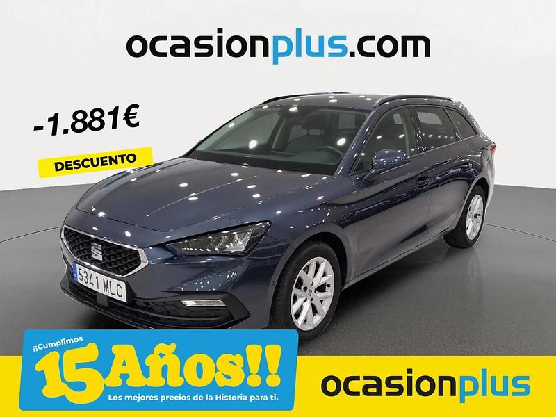 Gris Usado 2023 Seat Leon Style Familiar | 20.700 € (Precio justo) - Imagen 1/4