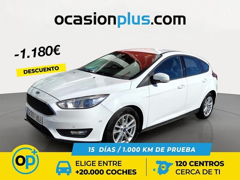 Blanco Usado 2018 Ford Focus Business Edition Berlina | 9390 € (Super precio) - Imagen 1/4
