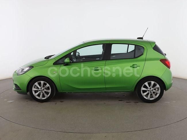 Usado Opel Corsa Selective 91 CV (66 kW) 2017 Verde Berlina