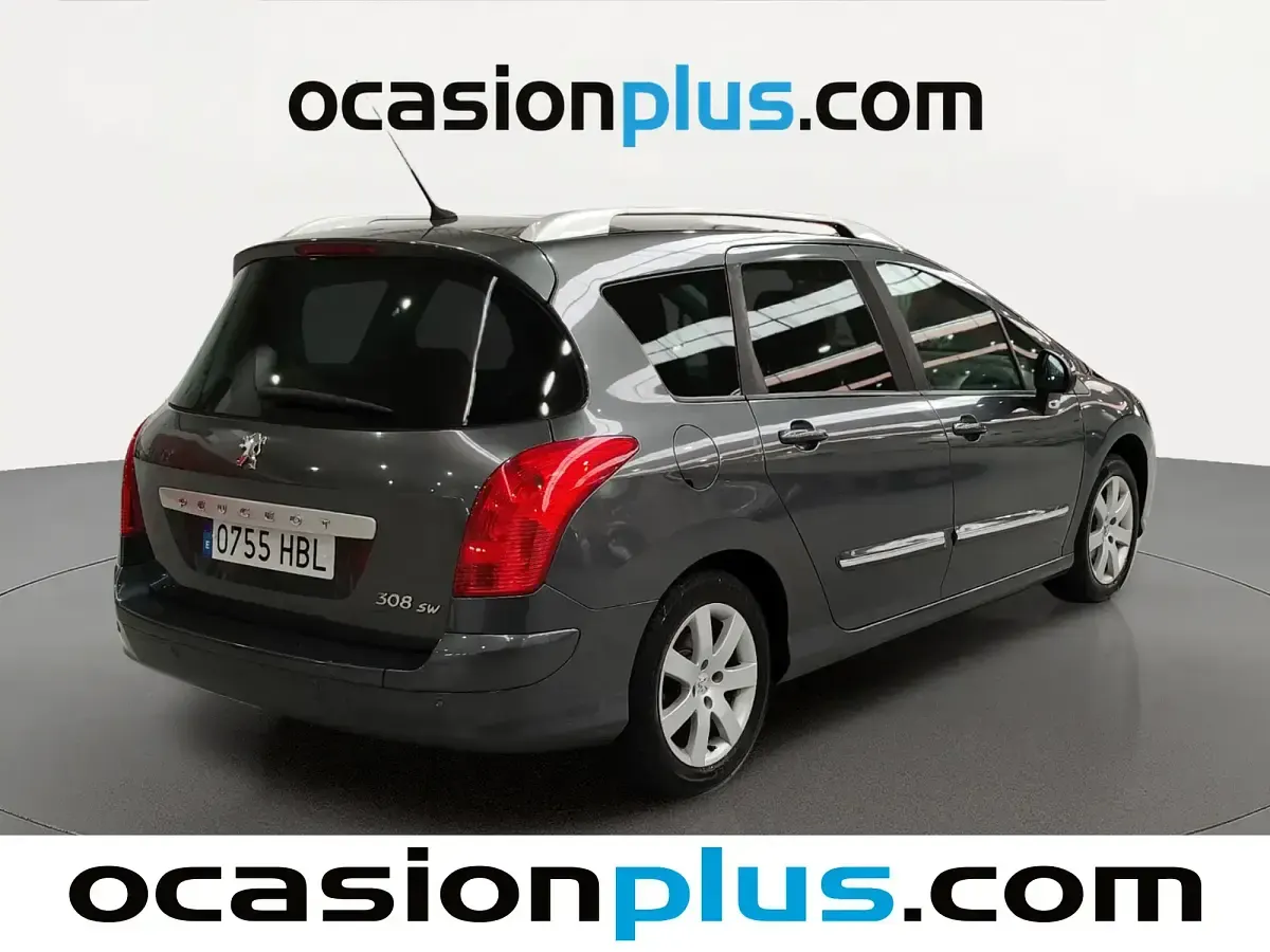 Usado Peugeot 308 Sportium 120 CV (88 kW) 2011 Gris Familiar