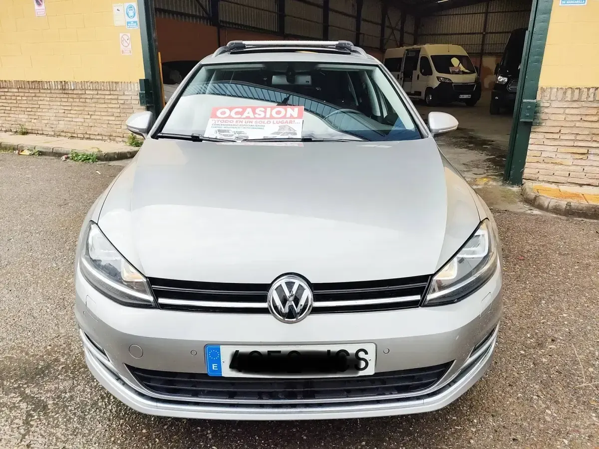 Usado VW Golf VII Edition 110 CV (80 kW) 2015 Gris Familiar