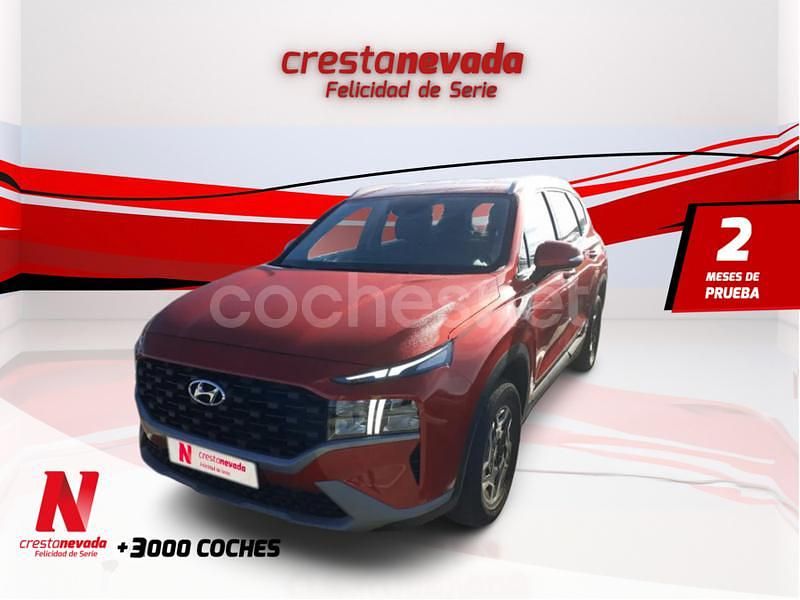 Rojo Usado 2021 Hyundai Santa Fe SUV | 28.990 € (Precio justo) - Imagen 1/3