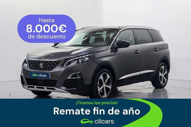 Gris Usado 2019 Peugeot 5008 GT-line SUV | 16.190 € (Buen precio) - Imagen 1/4