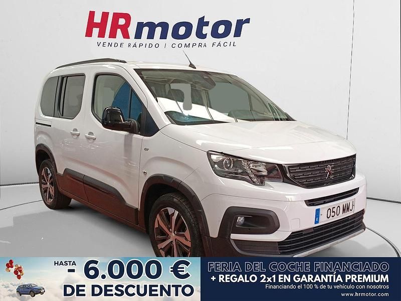 Blanco Usado 2023 Peugeot Rifter GT Monovolumen | 21.800 € (Precio justo) - Imagen 1/4