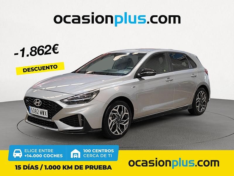 Gris / plata Usado 2024 Hyundai i30 N Line Berlina | 20.290 € (Precio justo) - Imagen 1/4
