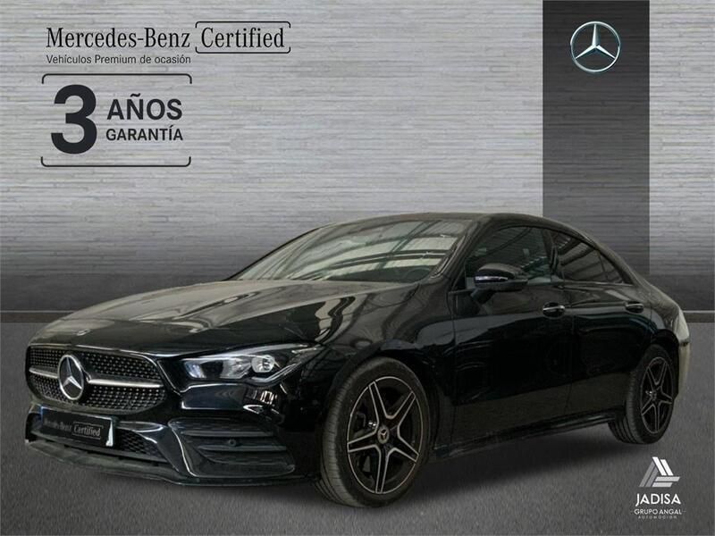 Negro noche Usado 2023 Mercedes CLA200 Berlina | 39.990 € (Precio justo) - Imagen 1/4