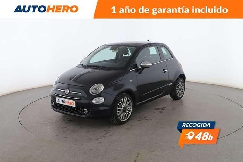 Negro Usado 2018 Fiat 500 Lounge Utilitario | 9599 € (Precio justo) - Imagen 1/3
