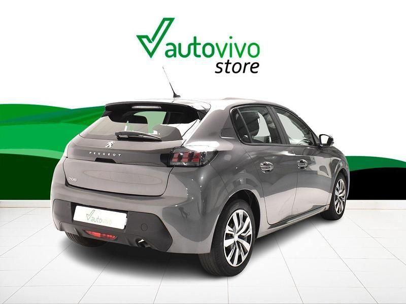 Usado Peugeot 208 Active 75 CV (55 kW) 2020 Gris Utilitario