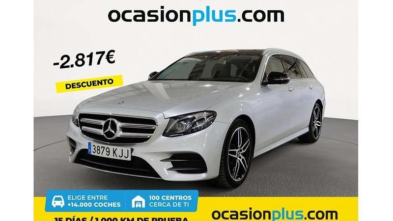 Plateado Usado 2018 Mercedes E220 Familiar | 28.173 € (Buen precio) - Imagen 1/4