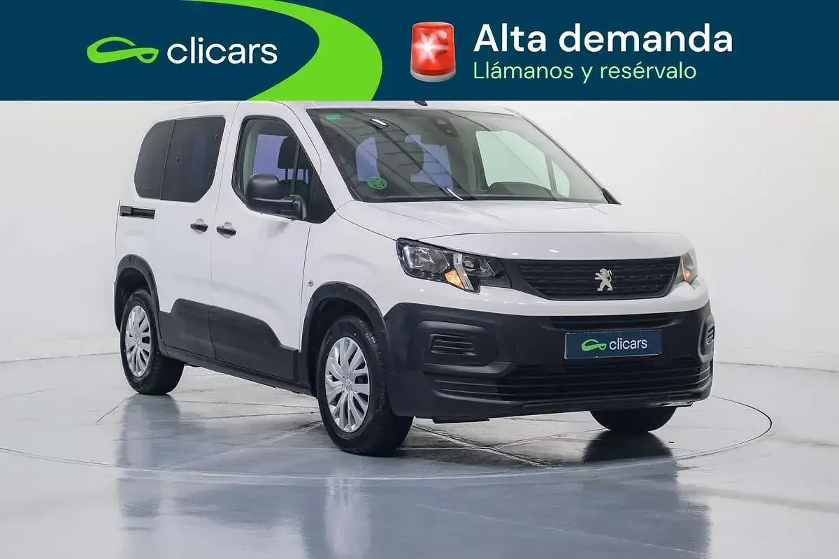 Usado Peugeot Rifter Active 131 CV (96 kW) 2020 Blanco Monovolumen