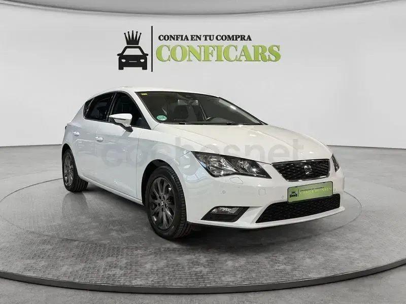 Usado Seat Leon I-Tech 110 CV (80 kW) 2014 Blanco Berlina