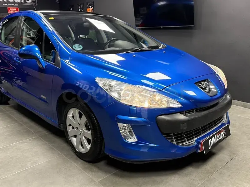 Usado Peugeot 308 Premium 120 CV (88 kW) 2009 Azul Berlina
