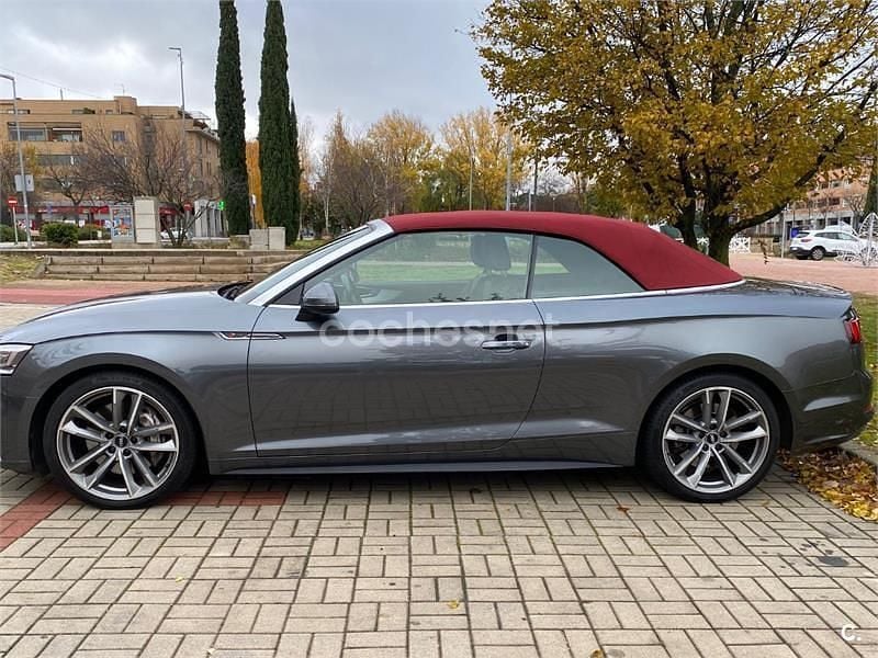 Usado Audi A5 Cabriolet S-Line 286 CV (210 kW) 2018 Gris / plata Descapotable