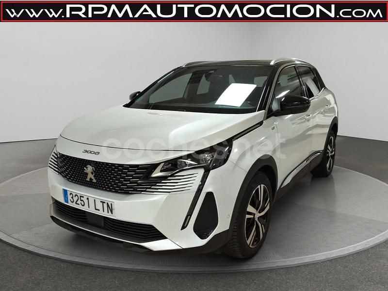 Blanco Usado 2021 Peugeot 3008 GT SUV | 18.490 € (Precio justo) - Imagen 1/4