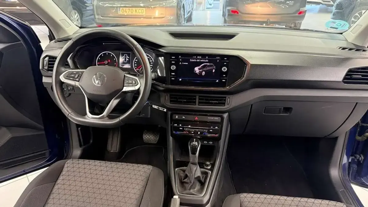 Usado VW T-Cross Advance 110 CV (80 kW) 2022 Azul SUV