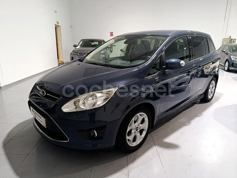 Azul Usado 2014 Ford Grand C-Max Monovolumen | 8990 € (Precio justo) - Imagen 1/4