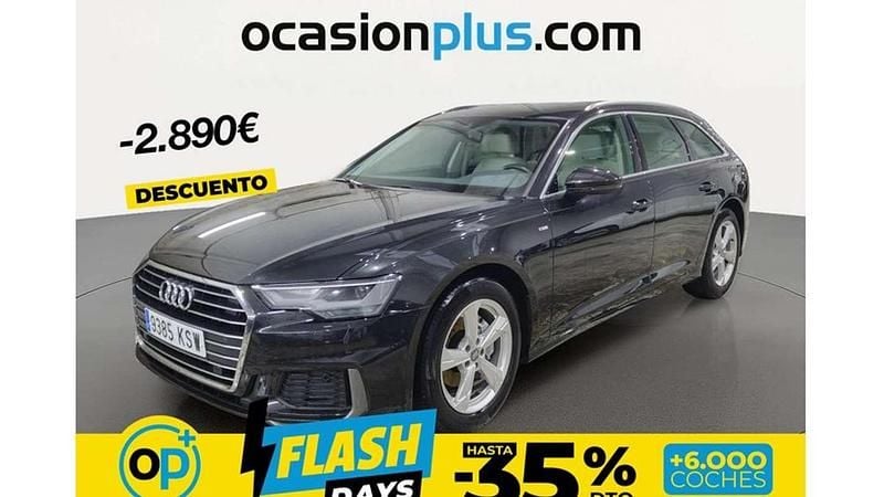 Usado Audi A6 Sport 204 CV (150 kW) 2019 Negro Familiar