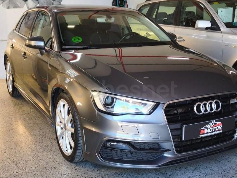 Usado Audi A3 150 CV (110 kW) 2016 Gris / plata Berlina