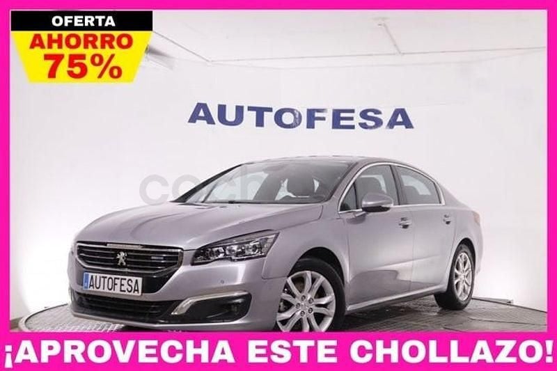 Usado Peugeot 508 Allure 150 CV (110 kW) 2015 Gris Berlina